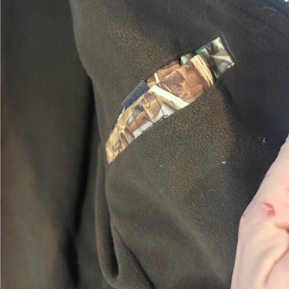 Cabela’s Men’s Medium Camo Water Fowl Hunting Jacket Lightweight Zip Up